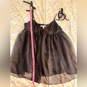 Y2K Victoria’s Secret Babydoll Black Satin Slip
